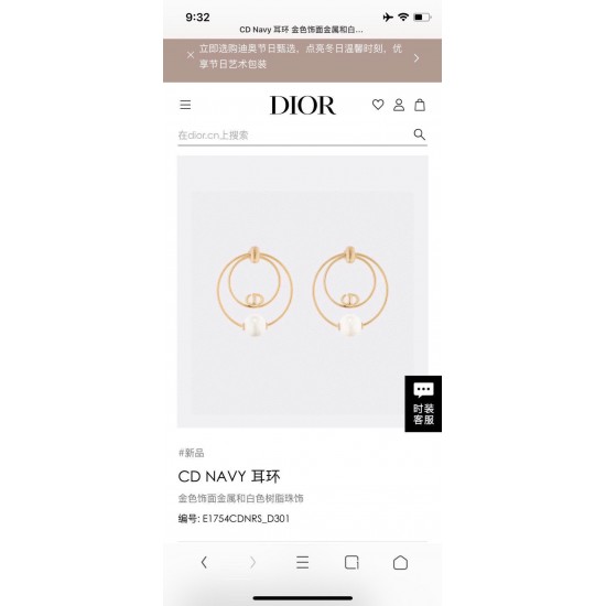 Dior Jewelry Earrings