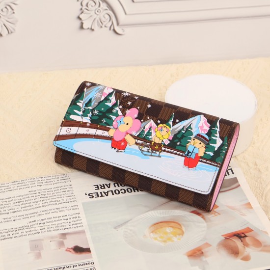 LV Bags High Quality Flip Wallet
