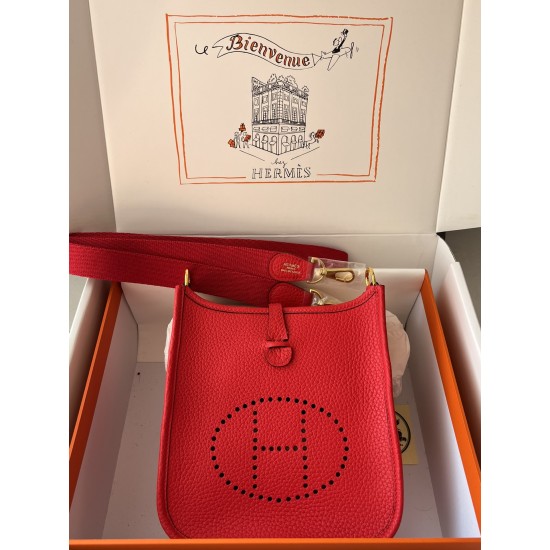 Hermes Bags Top Quality Evelyne 17cm
