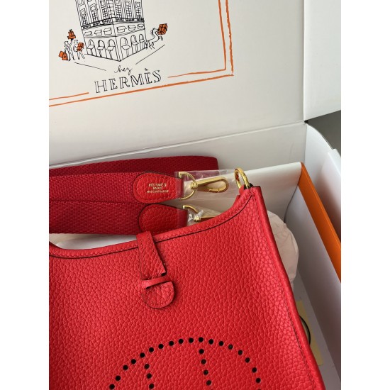 Hermes Bags Top Quality Evelyne 17cm
