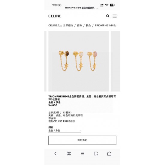 Celine Jewelry Necklace