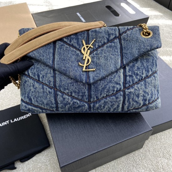 YSL Bags Top Quality Loulou Puffer
29x17x11cm