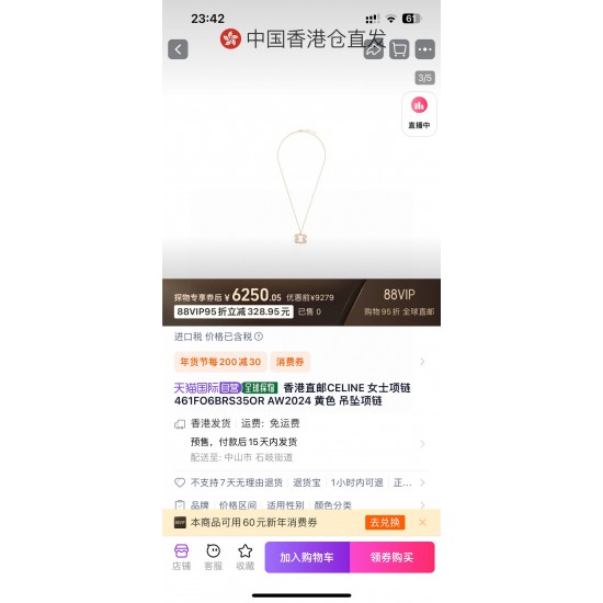 Celine Jewelry Necklace